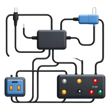 make an elctrical circuit diagram sticker