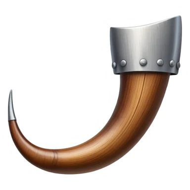 Viking horn sticker
