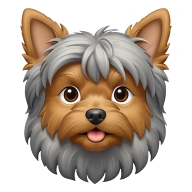 Yorkshire Terrier dog boy sticker