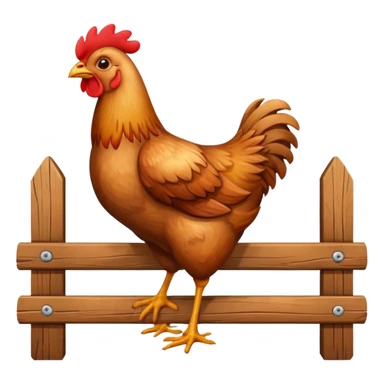 tavuk agicin üstünde otruyor sticker