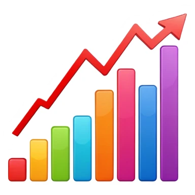 sales graph sticker