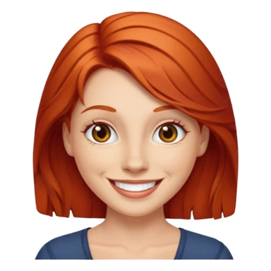 👸🏼 hace ese emoji pero que la mujer sea pelirroja sticker