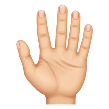 Hand fingering sticker