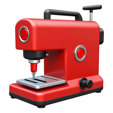 a red dot peen marking machine sticker