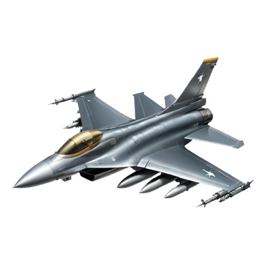 F-16 Fighting Falcon jet sticker