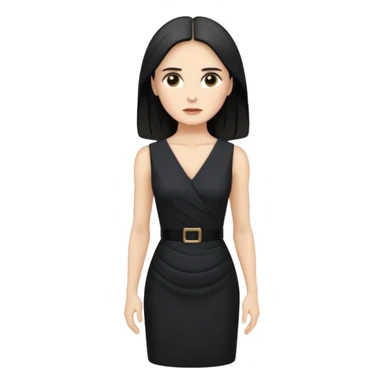 Demi Moore serious up to the waist sticker