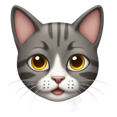 Cute sarcastic cat sticker