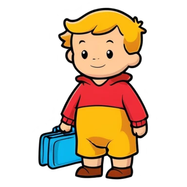 Christopher Robin from Winnie the Pooh sticker