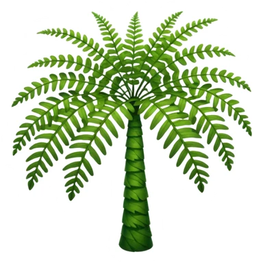 fern tree sticker
