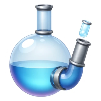 Bubble pipe made of quartz sticker