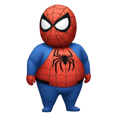 Fat Spider-Man sticker