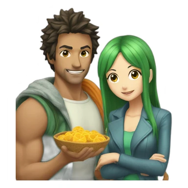 Nami and robin sticker