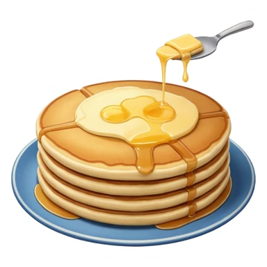 breakfast pancake (no dripping) sticker