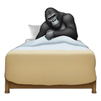 Gorilla putting President Joe Biden to sleep sticker