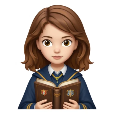 Barbara palvin as Hermione granger reading sticker