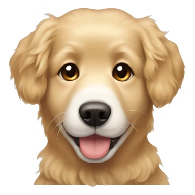 Golden retriever mixed with maltipoo and husky  sticker