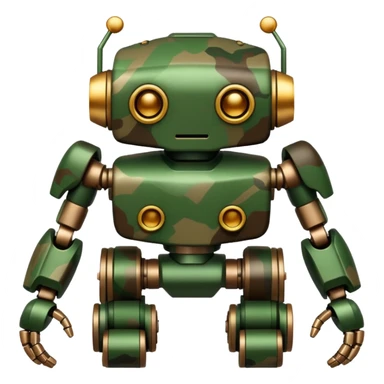 camouflage bot sticker
