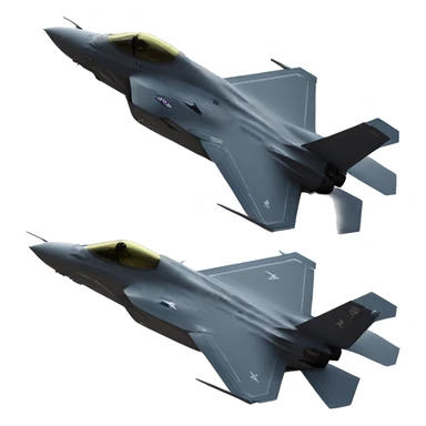 Two F35s pincer movement sticker