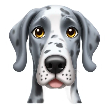 Blue Merle Great Dane  sticker