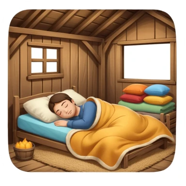 And a cozy barn that they can sleep in sticker