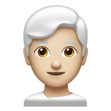 White go rl doing skincare  sticker