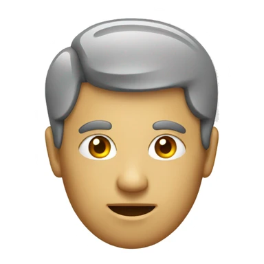 head with a knob on the top sticker