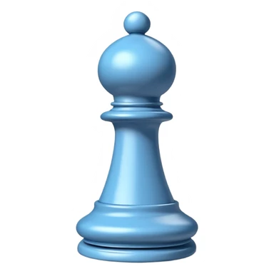 
chess bishop piece object, classic bishop shape with top slit, 3D cartoon, glossy material, soft shadow, mobile game icon style, centered, clean background, no text, no watermark
 sticker