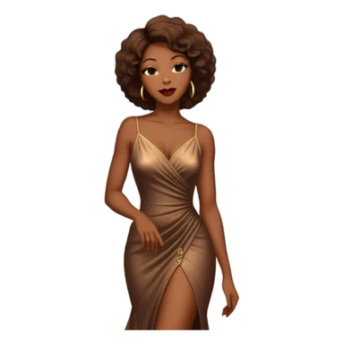 Black woman jazz singer performing outside a jazz club in Paris at night, street lamps, Parisian architecture sticker