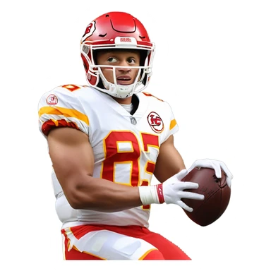 Saquon Barkley and Patrick mahomes sticker