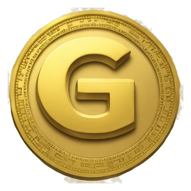 gold-cripto-coin-with-a-letter-g sticker