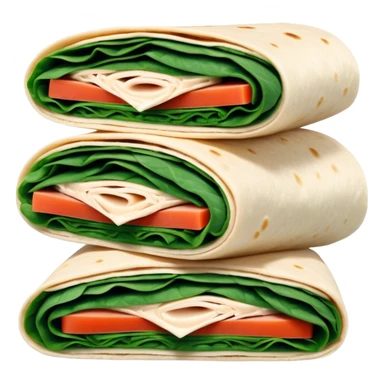 Turkey cream cheese spinach wra sticker