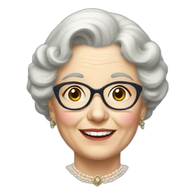 Victorian Lady: Age 86 sticker