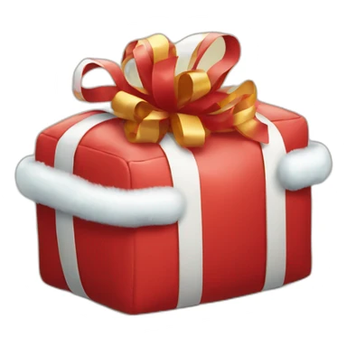 un sac de noel rempli de jouets sticker