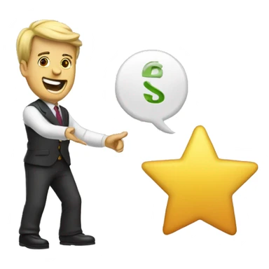 Profit Acceleration Man sticker