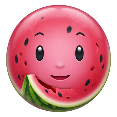 watermelon bubble gum sticker