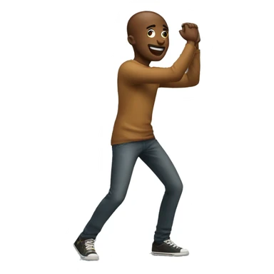 Homme.qui fait un dab sticker