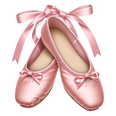 Pink ballet shoes sticker