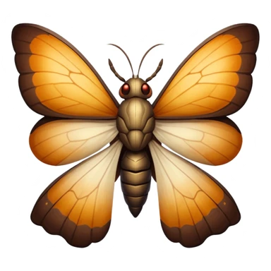Savathûn from Destiny 2 as an apple-style emoji, emphasizing her queenly presence, glowing eyes, and moth-inspired design, simplified for emoji format sticker