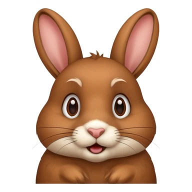 Rabbit more excited  sticker