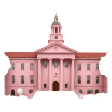 pink Stanford university building w/o mentioning Santford sticker
