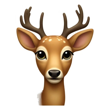 deer with x’s for eyes sticker