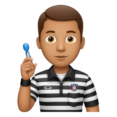 American football Referee sticker