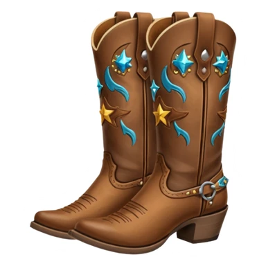 Cowgirl boots sticker