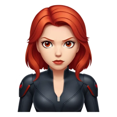 Black widow sticker