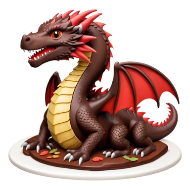 Game of thrones drogon cake sticker