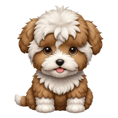 Maltipoo puppy sticker