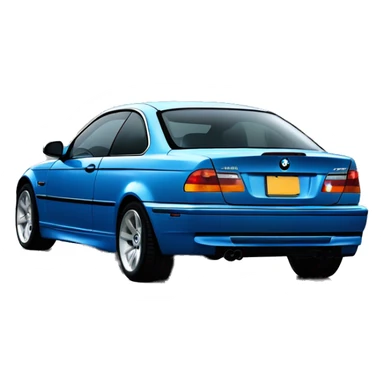 Topaz blue 2001 BMW 330ci sticker