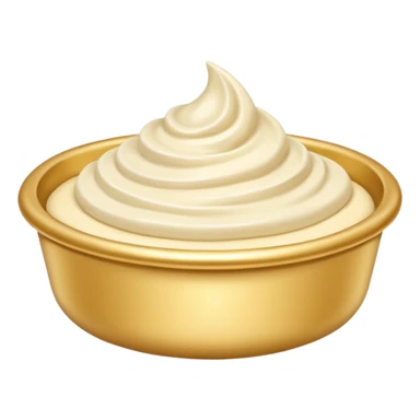 crème avec ecriture sticker