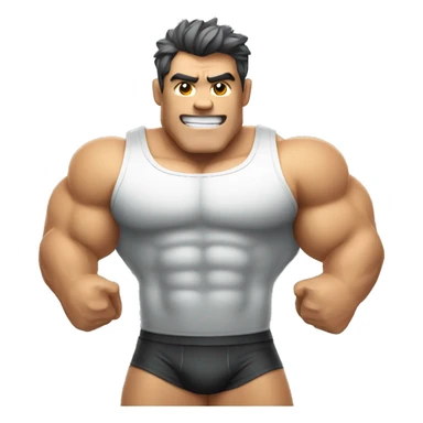 battery like a bodybuilder sticker