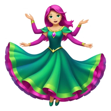 something that represents the aurora sticker